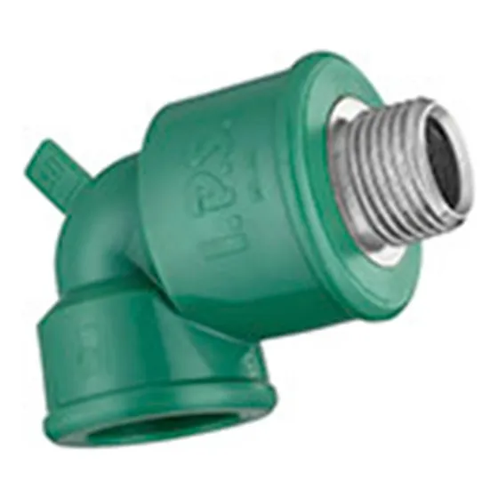 Codo Para Termofusión Ips 90º H M Inserto 32 X 3/4 H Y T