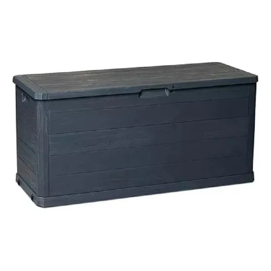 Toomax Woodys Armario Baul Deposito Exterior Jardin 117 X 56 X 45 Cm Negro
