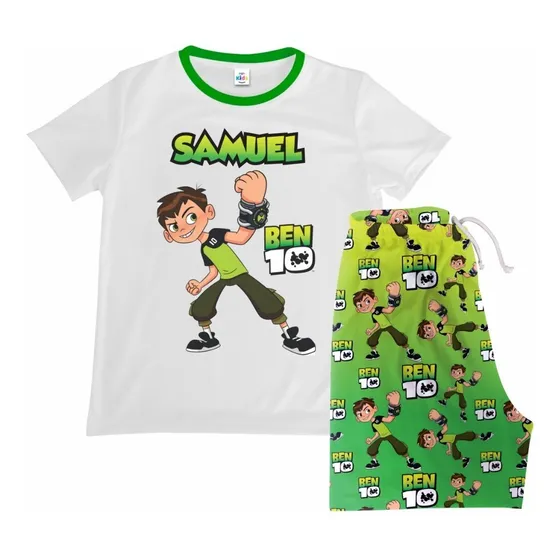 Pijama Short Niño Ben 10 Ben10 Algodon