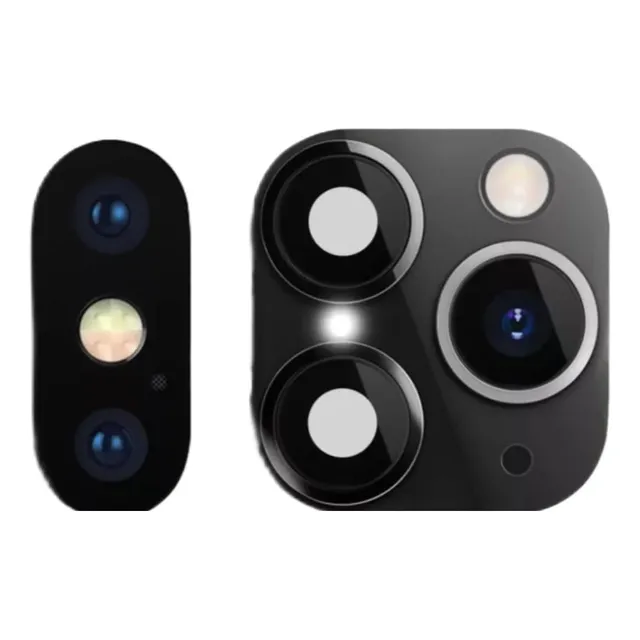 Protector Lente Camara iPhone X Xs, Max Cambio iPhone 11 Pro