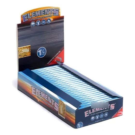 Seda Elements 1 1/4 Size Caixa C/ 25un