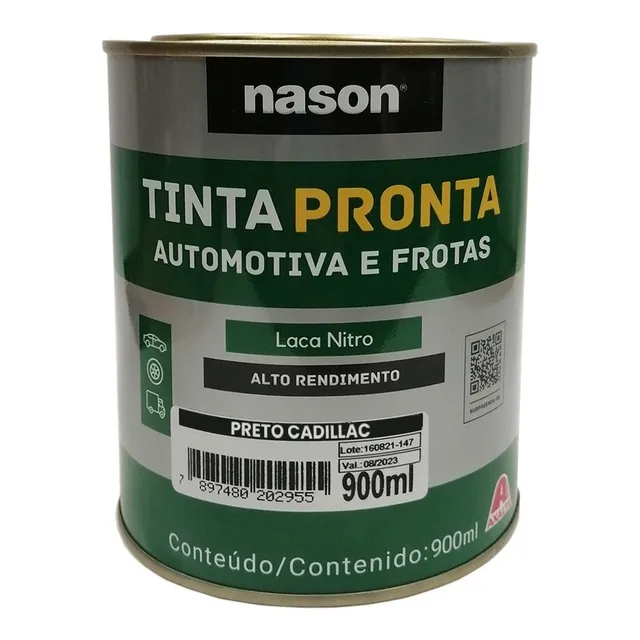 Pintura Automotriz Laca Nitro Duco Negro Cadillac 900ml