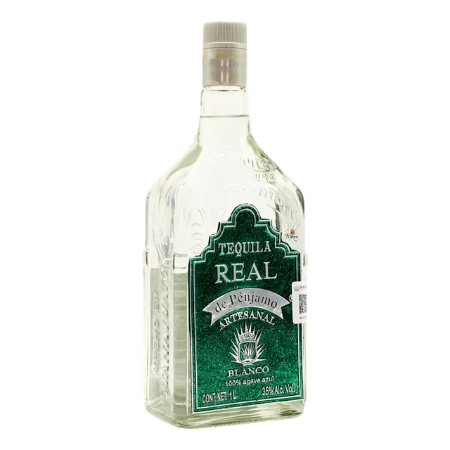 Tequila Real De Penjamo Blanco 1 L 100% Agave Azul Artesanal