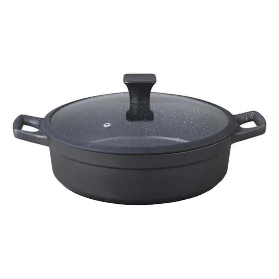 Cacerola Circular Con Tapa De 28cm Con Antiadherente Cuori N