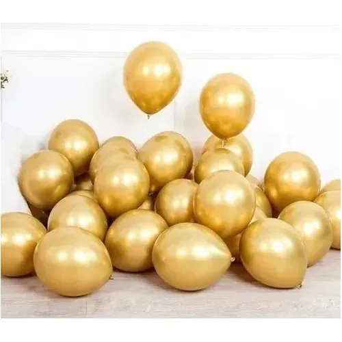 Globos Chrome Cromados Crome Brillantes X50 Uni 10¨pulgadas