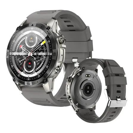 SMARTWATCH TOBEN TÁCTICO GPS BLUETOOTH 1.43 BLANCO MESH GRIS NEGRO