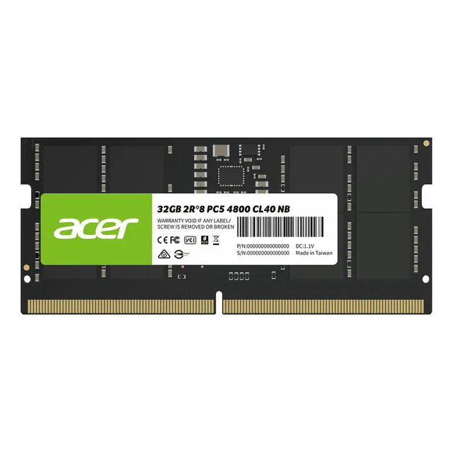 Memoria Ram Sodimm Ddr5 Acer Sd200 32gb 4800mhz Bl.9bwwa.417