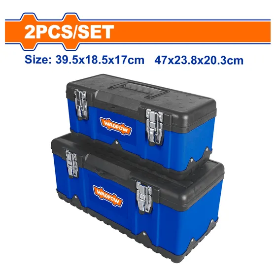 Set 2 Cajas Herramientas Metal Plastico 15.5 18.5  Wtb6a02
