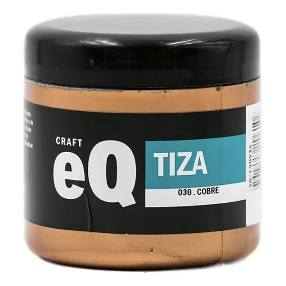 Pintura A La Tiza Eq Metalizada 200 Cc Todos Los Colores Color Cobre