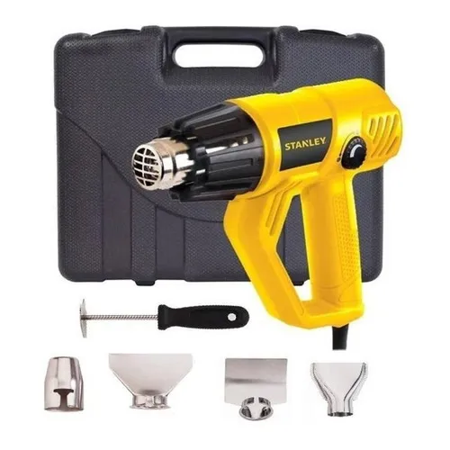 Pistola de Calor Stanley STXH2000k-B2 de 1800 W y 220 V con Maleta