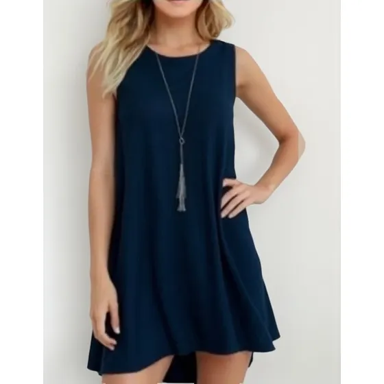Vestido Casual Maitenas Uruguay Yersey Mujer Muslo