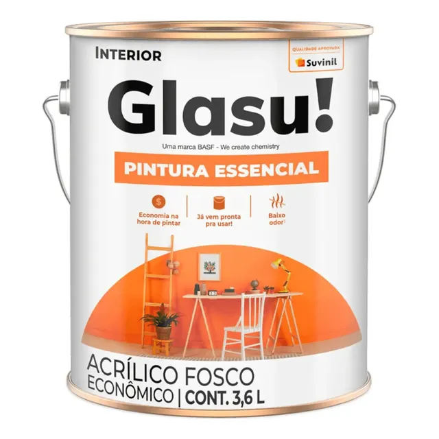 Tinta Antimofo Econômica Suvinil Paredes E Tetos 3,6l