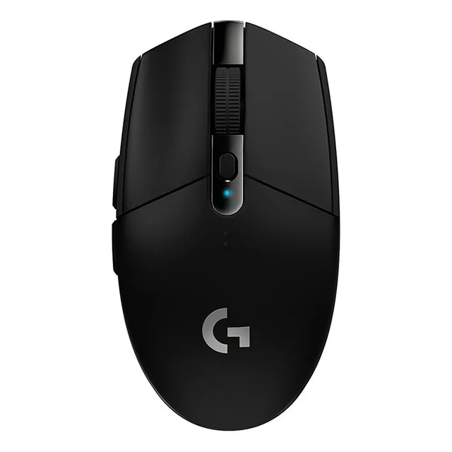 Ratón inalámbrico Logitech G305 Lightspeed 12000 Dpi para juegos, color negro
