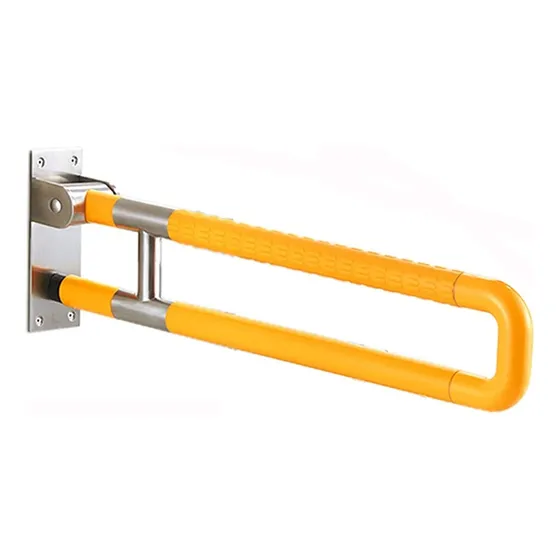 Rvlaugoaa Mango Baño Para Toalla Pasamano Plegable Barra