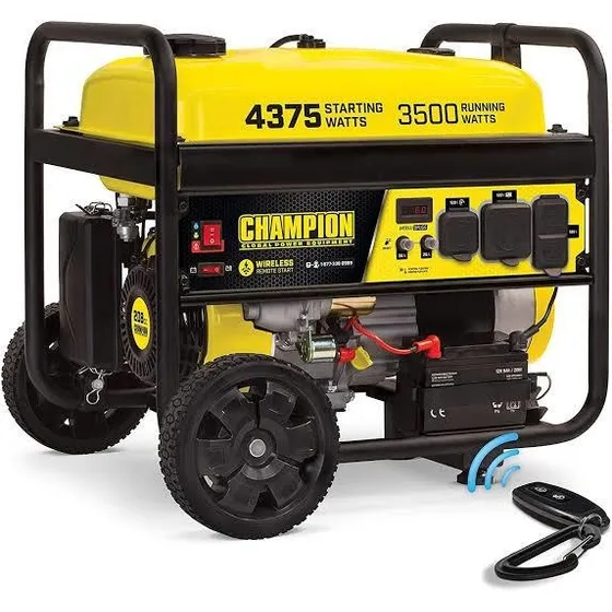 Generador Planta De Luz 4375 W/3500 W Marca Champion