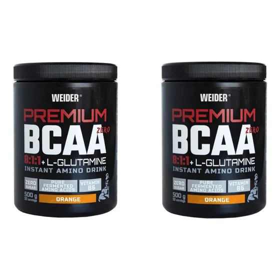 Aminoacidos Bcaa 8.1.1 + Glutamina Recuperación Victory 2u Sabor Naranja
