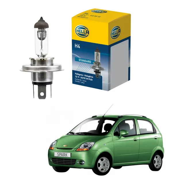 Ampolleta Luz Baja Halógena Para Chevrolet Spark 2004-2009