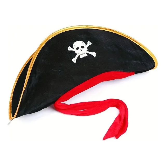 Sombrero Pirata Gorro Disfraz Piratas Disfraces Halloween Negro