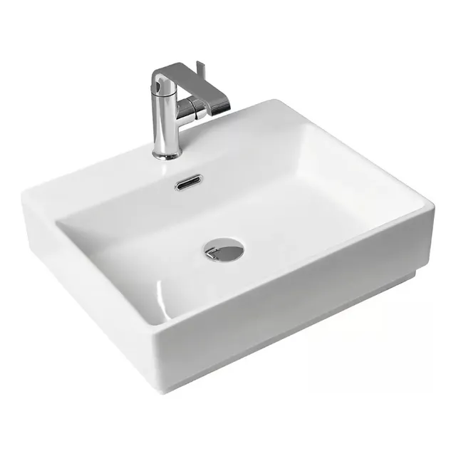 Lavabo Rectangular Premium Lazza Con Grifo Moorefield