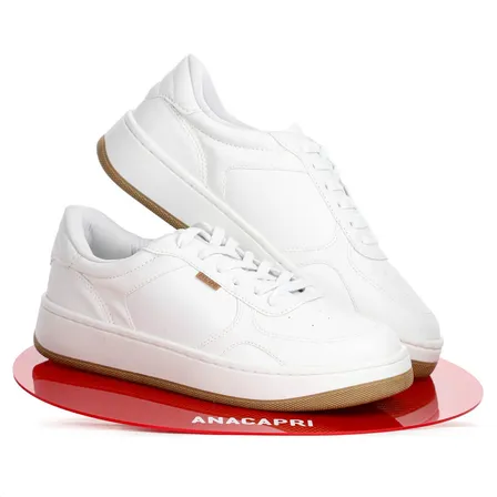 Tênis Virginia Lifestyle Couro Sintético Sola Flatform