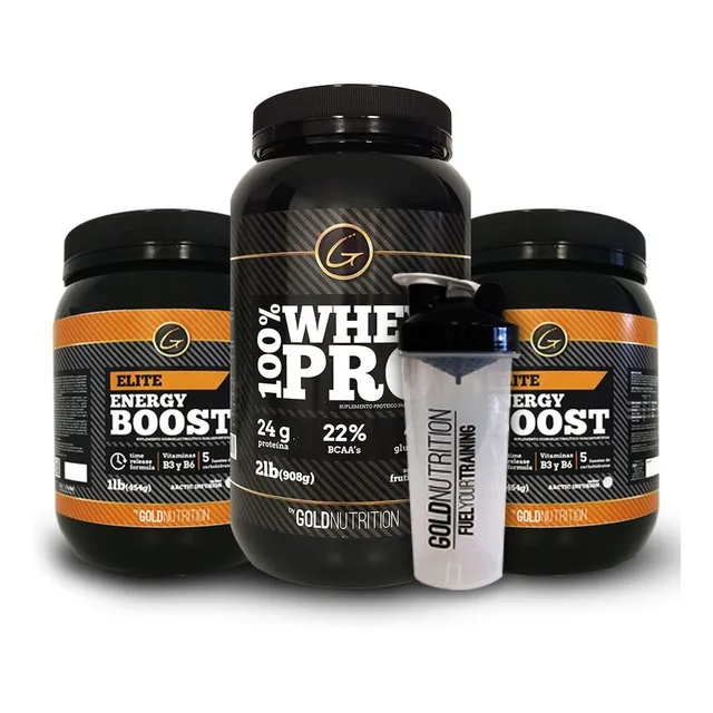Pack Whey 2lb + 2 Energy Boost 1 Lb + Shaker - Energía Y Rec Sabor Chocolate + Artic Infusion