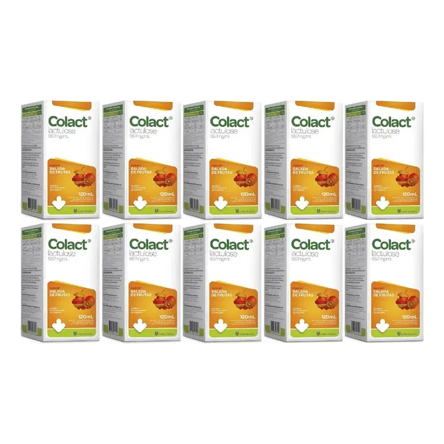Kit Colact Com 10 Unidades Sabor Salada De Frutas 120ml Cada