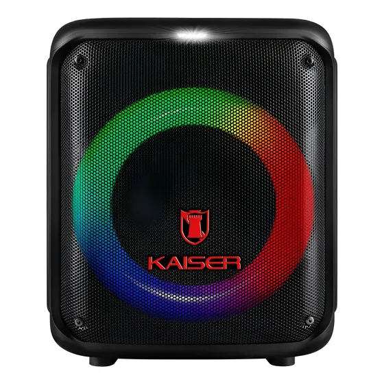Bocina Bafle 8 PuLG Kaiser Ksb-4108 12,000w Pmpo 30w Rms 6hr Negro