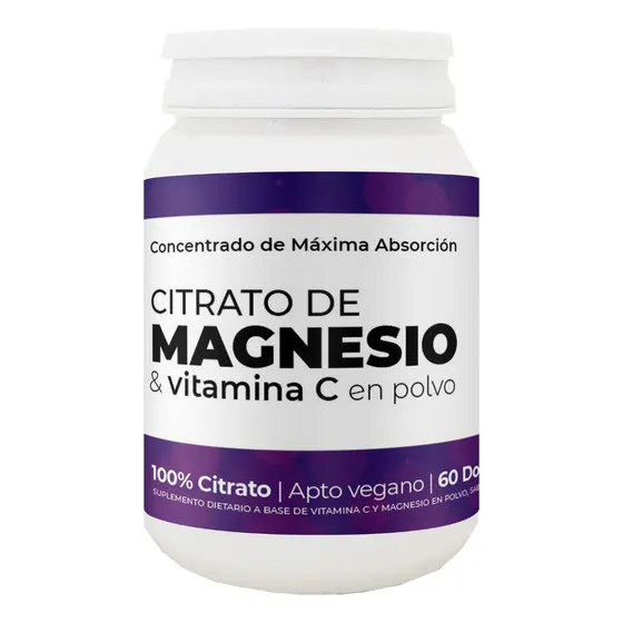 Lappiel Citrato De Magnesio Y Vitamina C En Polvo 180g Vegan