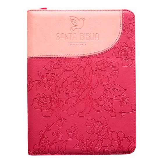Santa Biblia Reina-valera 1960 Letra Gigante Rosa-fucsia