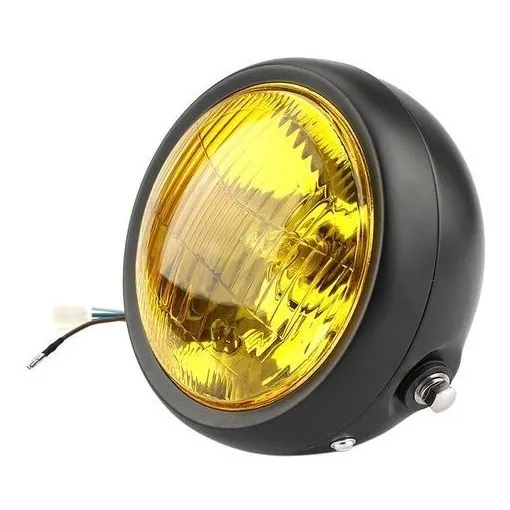 Farola Metálica Moto, Cafe Racer, Scrambler, Custom
