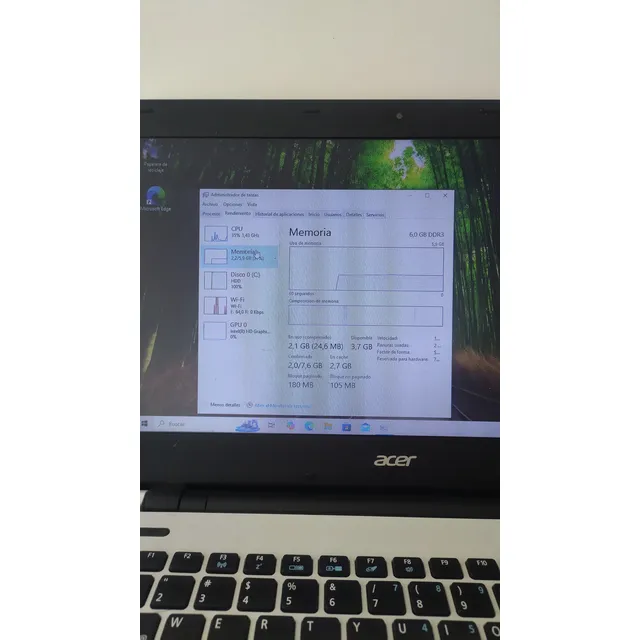 Portátil Usado Acer Aspire E5-471, I3, 6gb Ram, 1tb Win 10