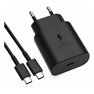 Carregador Turbo 120w Para Samsung S23 S24 Plus S25 Ultra Preto