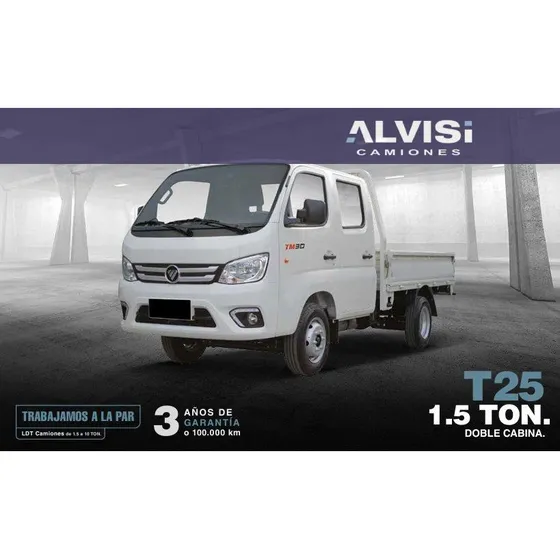 Foton Truck T25 Doble Cabina Pick Up Iva Incluido -