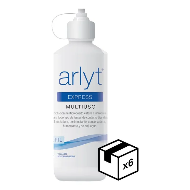 Pack 6 Arlyt Express Solución Multipropósito Estéril 500ml