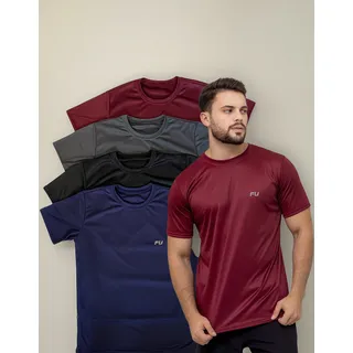 Camisa Dry Fit Kit Com 4 Academia Treino Corrida Premium Camisa Dry Fit Kit Com 4 Academia Treino Corrida Premium