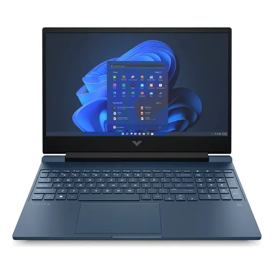 Notebook Hp Gamer Victus 15-fa1098la Intel Core i5 16gb Ram 1tb Ssd Rtx4050 6gb Windows 11 Home Azul metalizado brillante | Cuotas sin interés