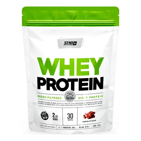 Star Nutrition Whey Protein Suplemento Chocolate X 908gr