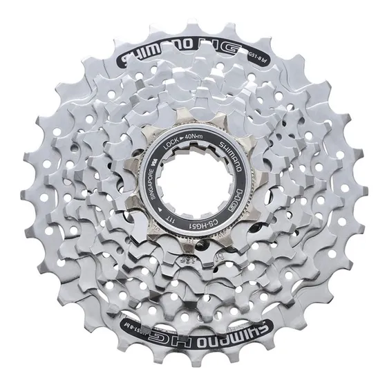 Cassete Shimano Hg51 8v 11-32 Alívio Acera Claris Speed Mtb Cor Prateado