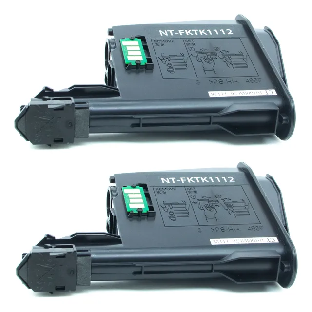 2 Pza Toner Tk-1112 Con Chip Compatible Con Kyocera 1120mfp