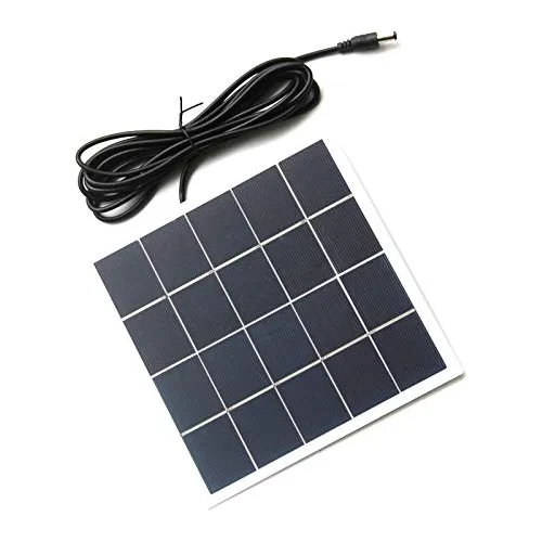 Panel Solar Micro Mini De 5v 4w, Conector Dc De 3m, Ene...