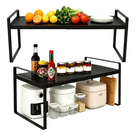 Prateleira Extensível Metal Organizador De Armário Multiuso