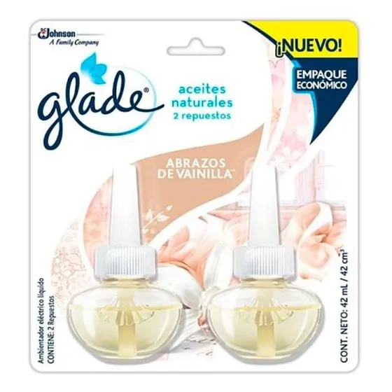 2 Und Repuesto Ambientador Aromatizante Glade 99ml Eeuu