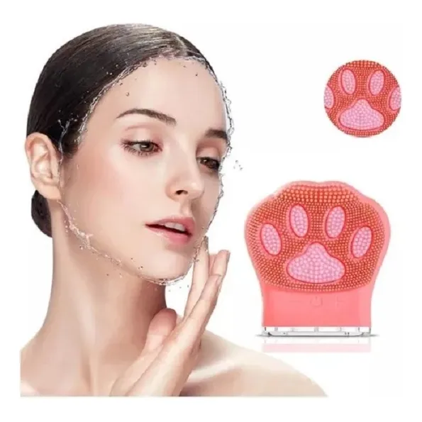 Mini Impiador Facial Con Vibraciones Recargable Usb