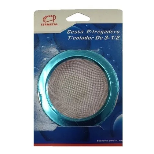 Cesta Fermetal Tipo Colador Para Fregadero 3-1/2 Ces-02