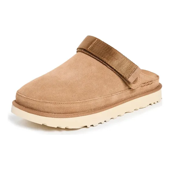 Zapatos Ugg Goldenstar Zueco Para Mujer, Color Castaño, Tall