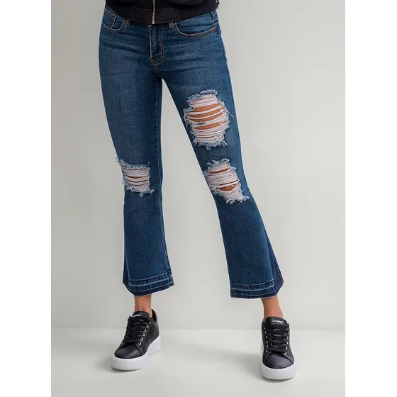Jean Madonna Azul Para Mujer Croydon