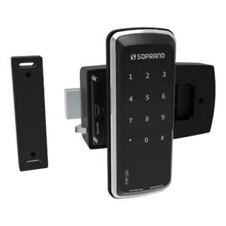 Fechadura Porta Externa Digital Sobrepor Com Senha Soprano Fechadura Porta Externa Digital Sobrepor Com Senha Soprano