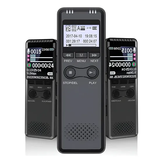 Gravador De Voz Para Aulas Reuniões Palestras Mp3 Player