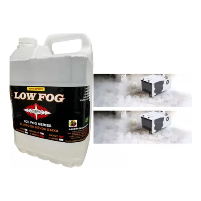 Fluído Líquido Máquina De Gelo Seco Haze Fumaça Low Fog 5l