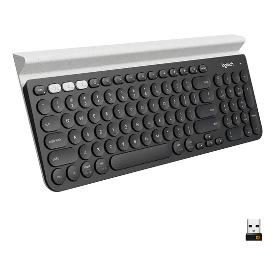 Teclado Sem Fio Logitech K780 Controle De Fluxo Para Vários 